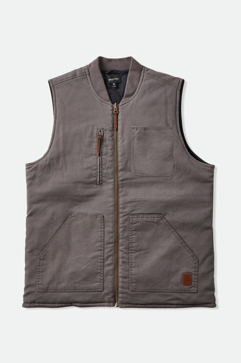 低価格 Brixton Abraham ダックキャンバス ベスト リバーシブル Vest