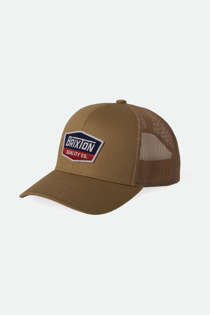 Regal Netplus Trucker Hat - Khaki/Khaki – Brixton