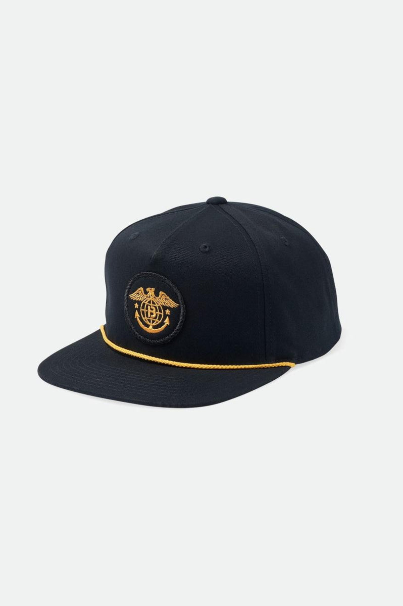 Global MP Snapback - Black – Brixton