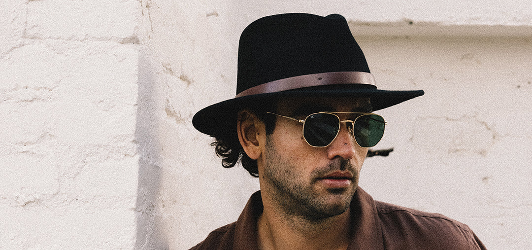 
       Brixton Men&#39;s Messer Fedora Collection featured
     