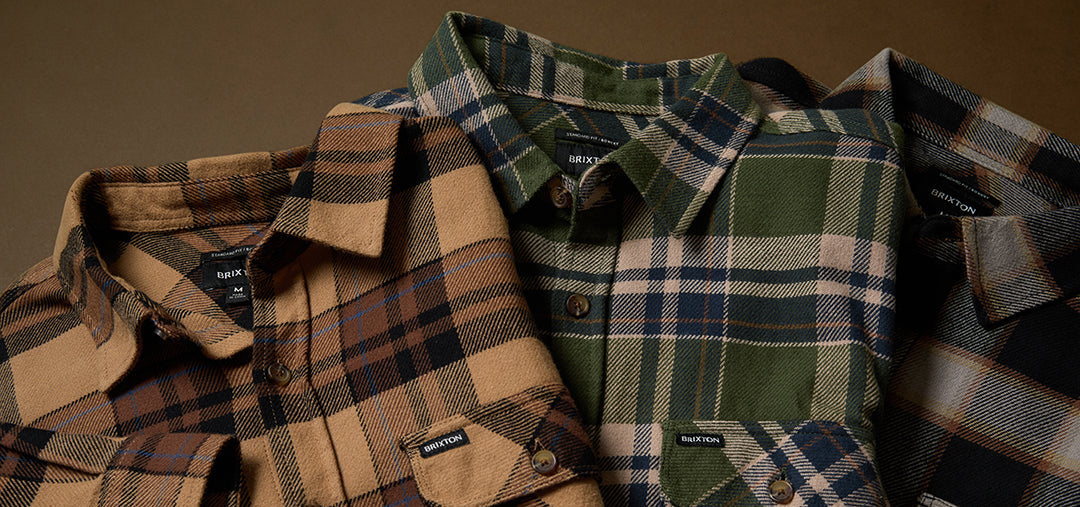 
       Brixton Men&#39;s Flannel Shirts Collection featured
     