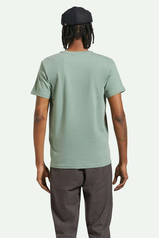 
       Back Fit Image | Premium Cotton S/S Tailored T-Shirt - Laurel Wreath
     