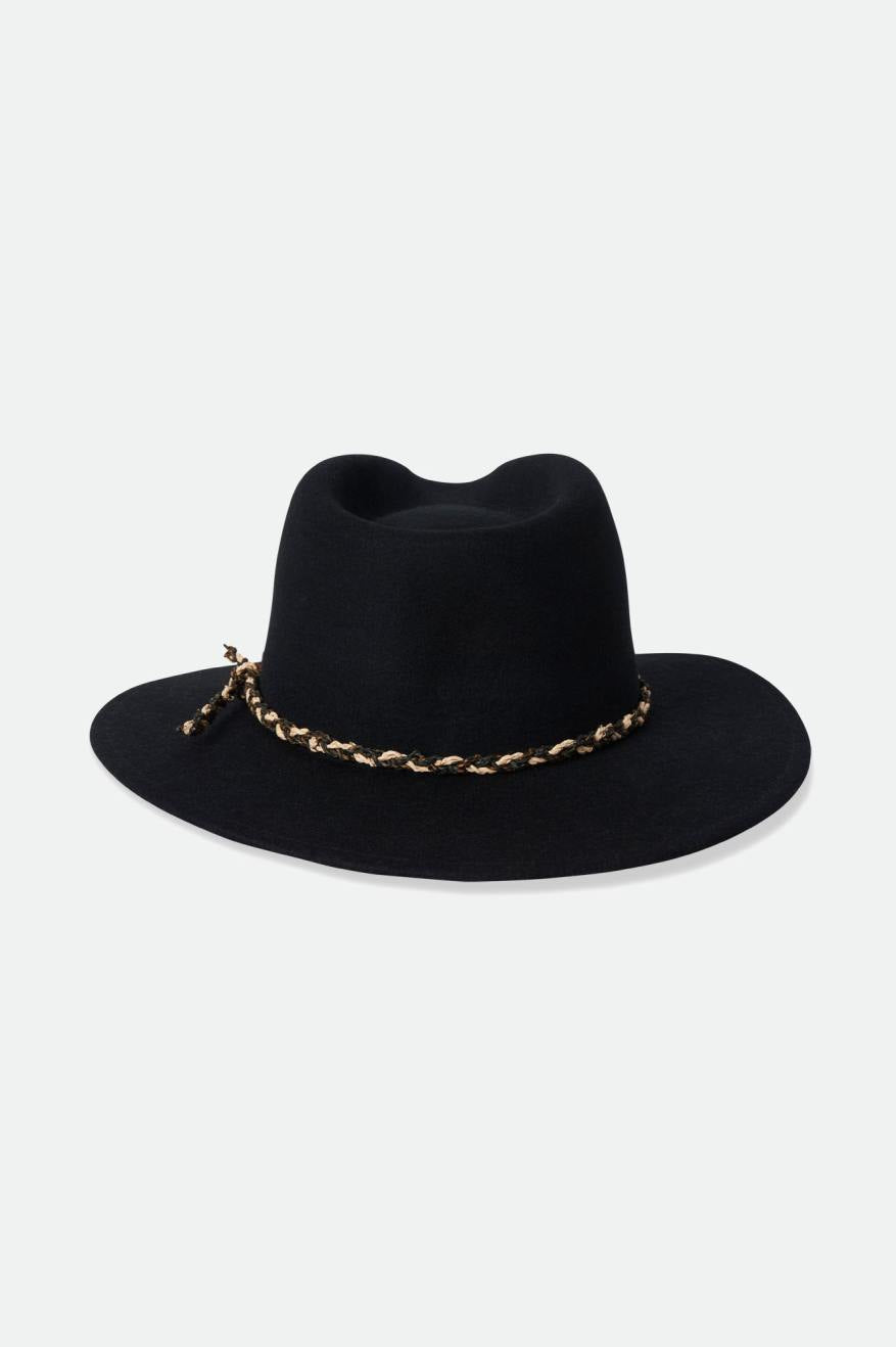 
       Brixton Messer Western Fedora - Black/Multi
     