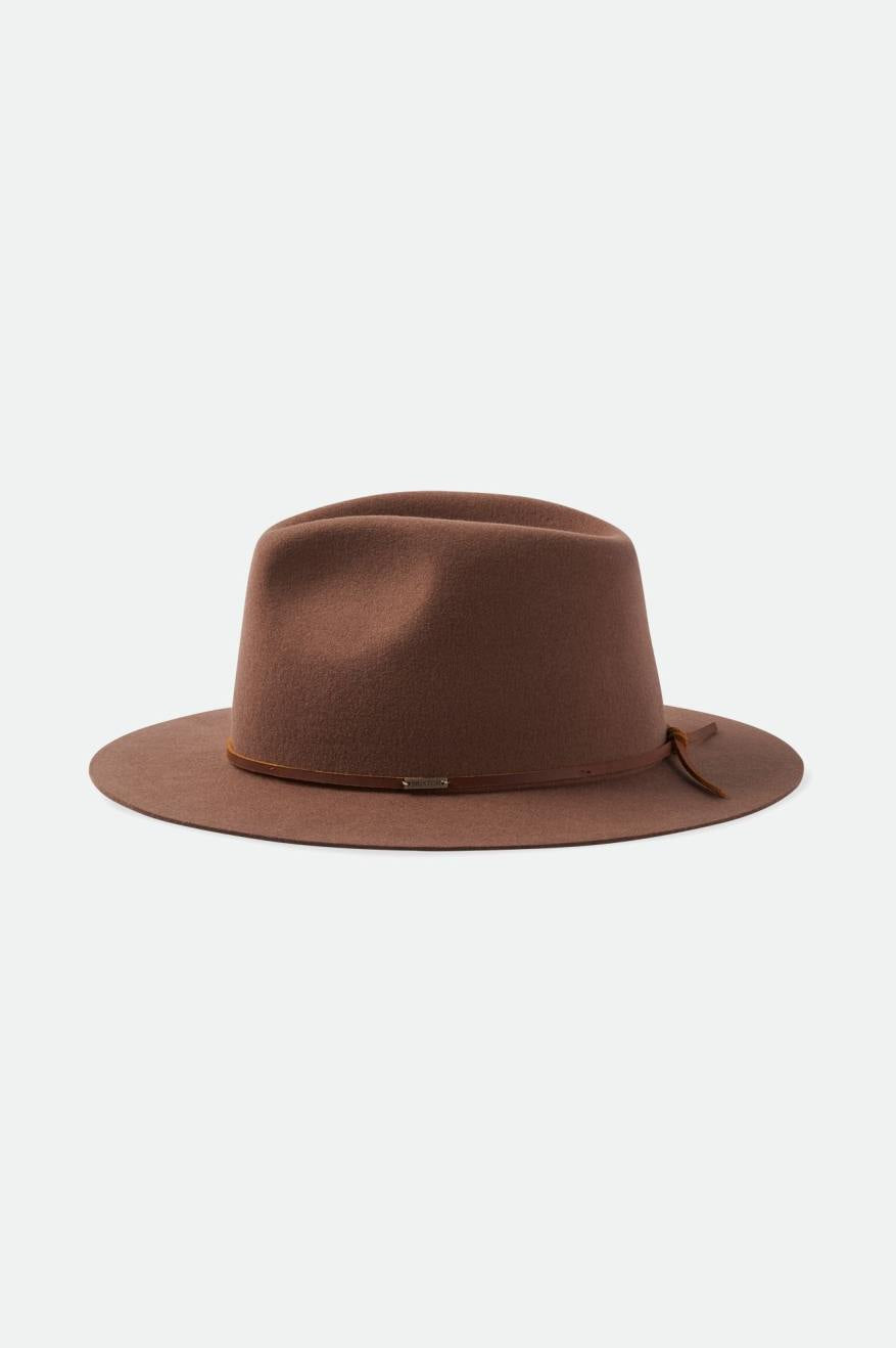 
       Brixton Wesley Fedora - Dark Tan
     