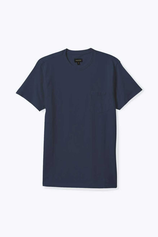 
       Brixton Unisex Vintage Reserve S/S T-Shirt - Washed Navy Sol Wash | Main
     