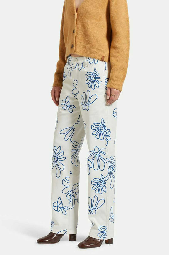 
       Women&#39;s Side Fit | Bedford Pant - Off White Daisy
     