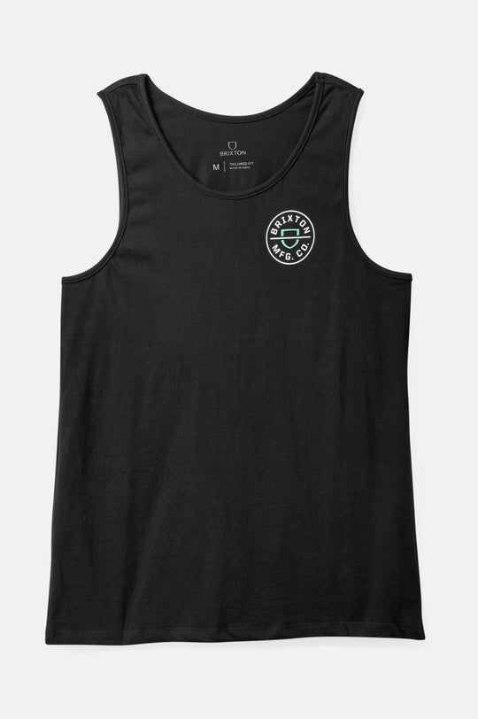 
       Brixton Crest Tank Top - Black/Jade
     