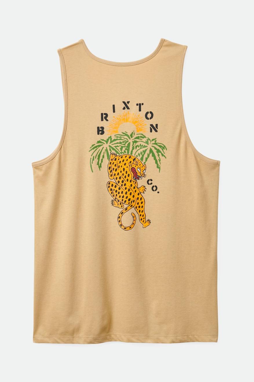 
       Brixton Palm Jaguar Tank Top - Oat Milk
     