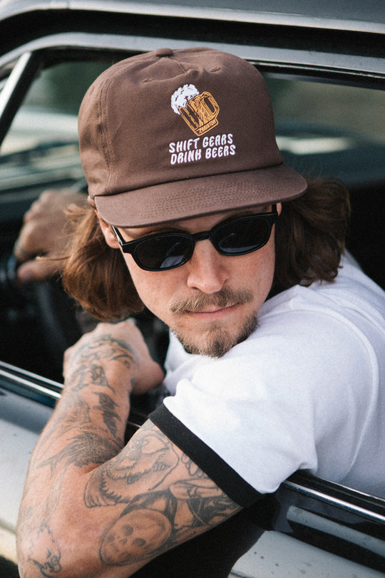 
       Brixton Shift Gears Netplus HP Snapback - Brown
     