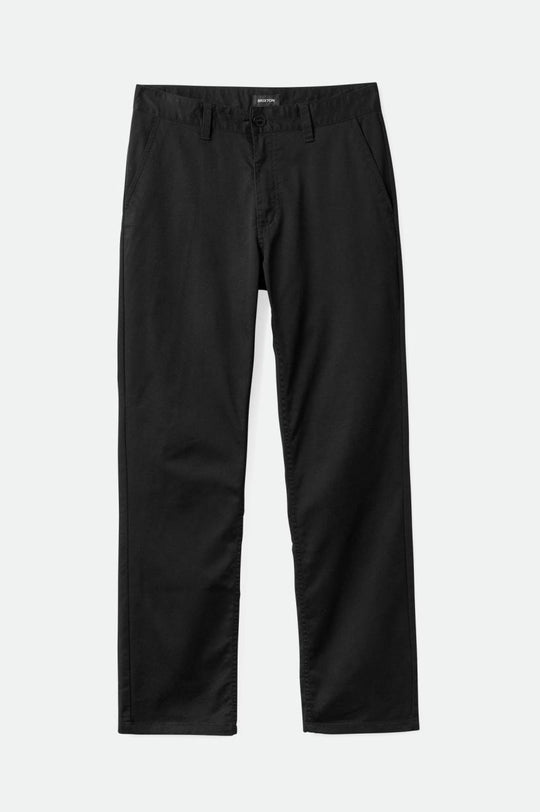 
       Brixton Men&#39;s Choice Chino Regular Pant - Black | Main
     