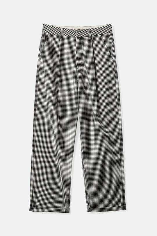 
       Brixton Victory Trouser Pant - Washed Navy Gingham
     