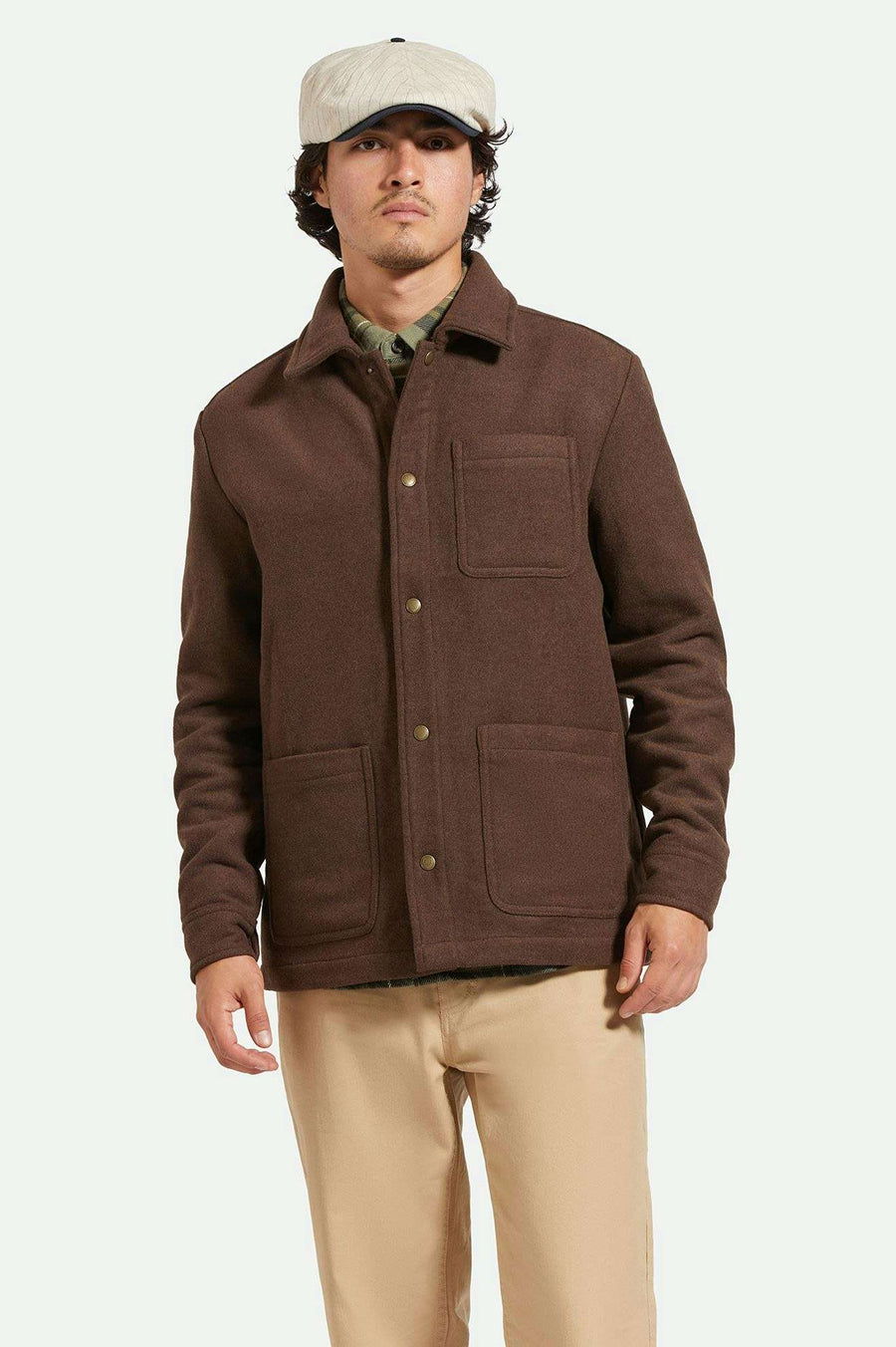 
       Men&#39;s Front Fit | Menswear Chore Coat - Heather Pinecone Brown
     