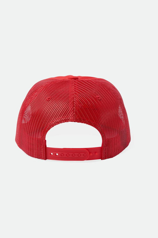 
       Brixton Division MP Trucker Hat - Aloha Red/Aloha Red
     