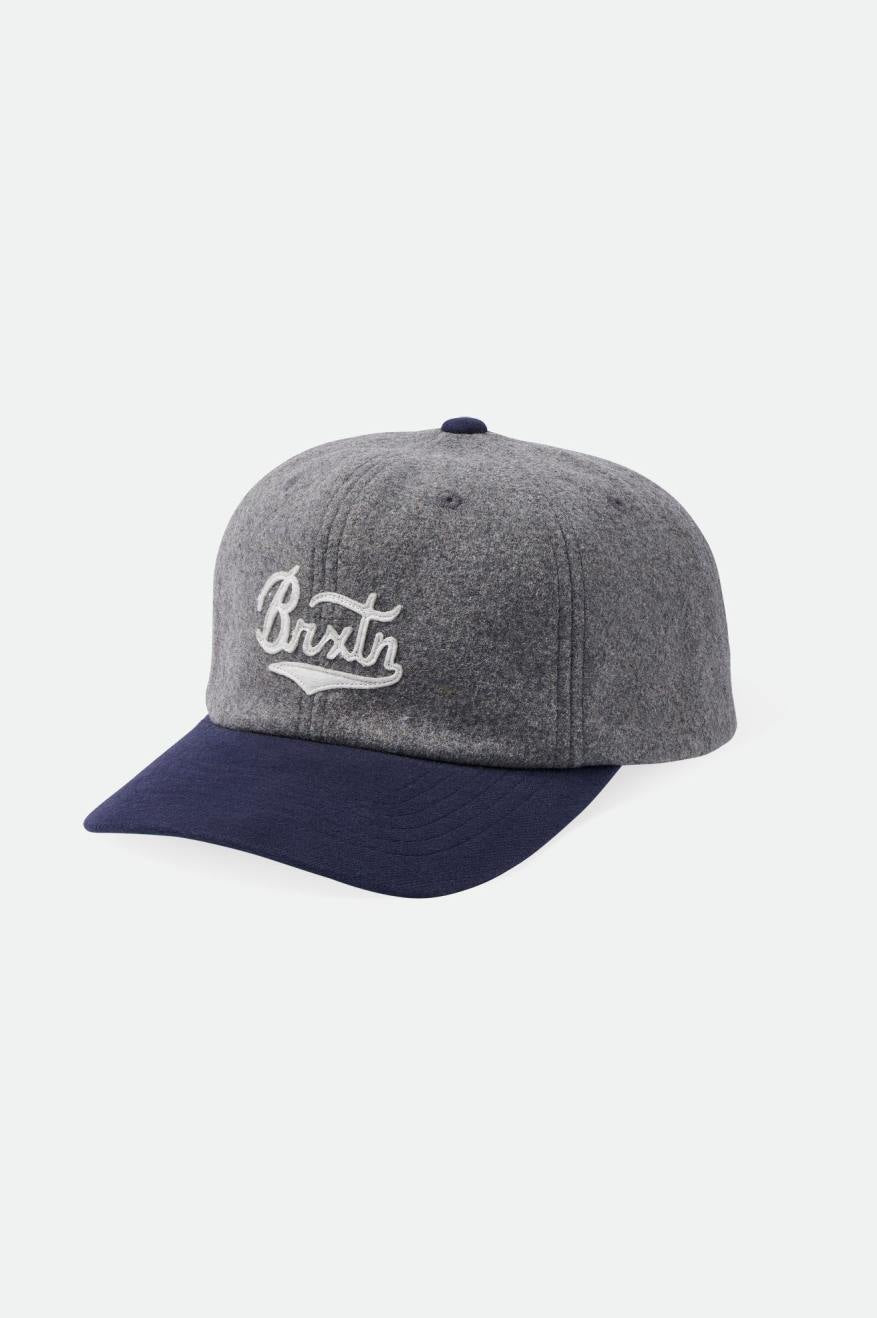 
       Brixton Burt MP Adjustable Hat - Heather Grey/Washed Navy
     