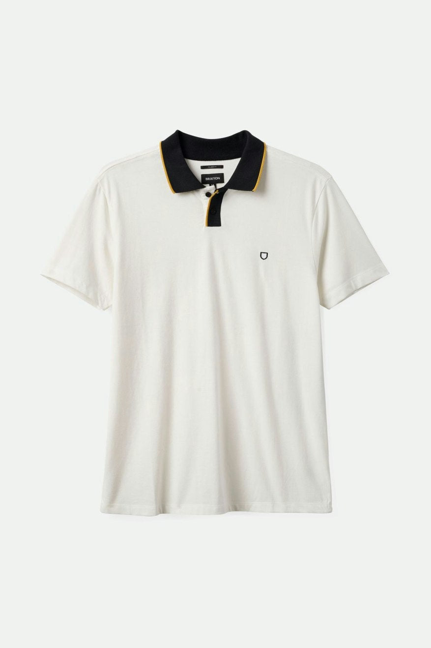 
       Brixton Mod Flex S/S Polo - Off White/Black
     