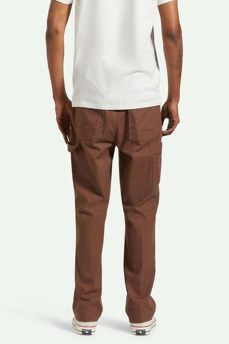 
       Men&#39;s Back Fit Image | Builders Carpenter Stretch Pant - Pinecone Brown
     