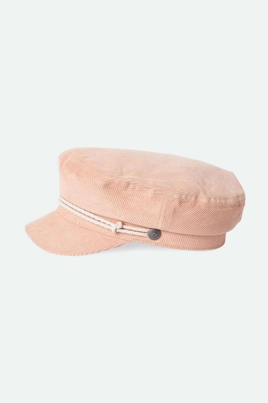 
       Brixton Fiddler Fisherman Cap - Soft Pink Cord
     