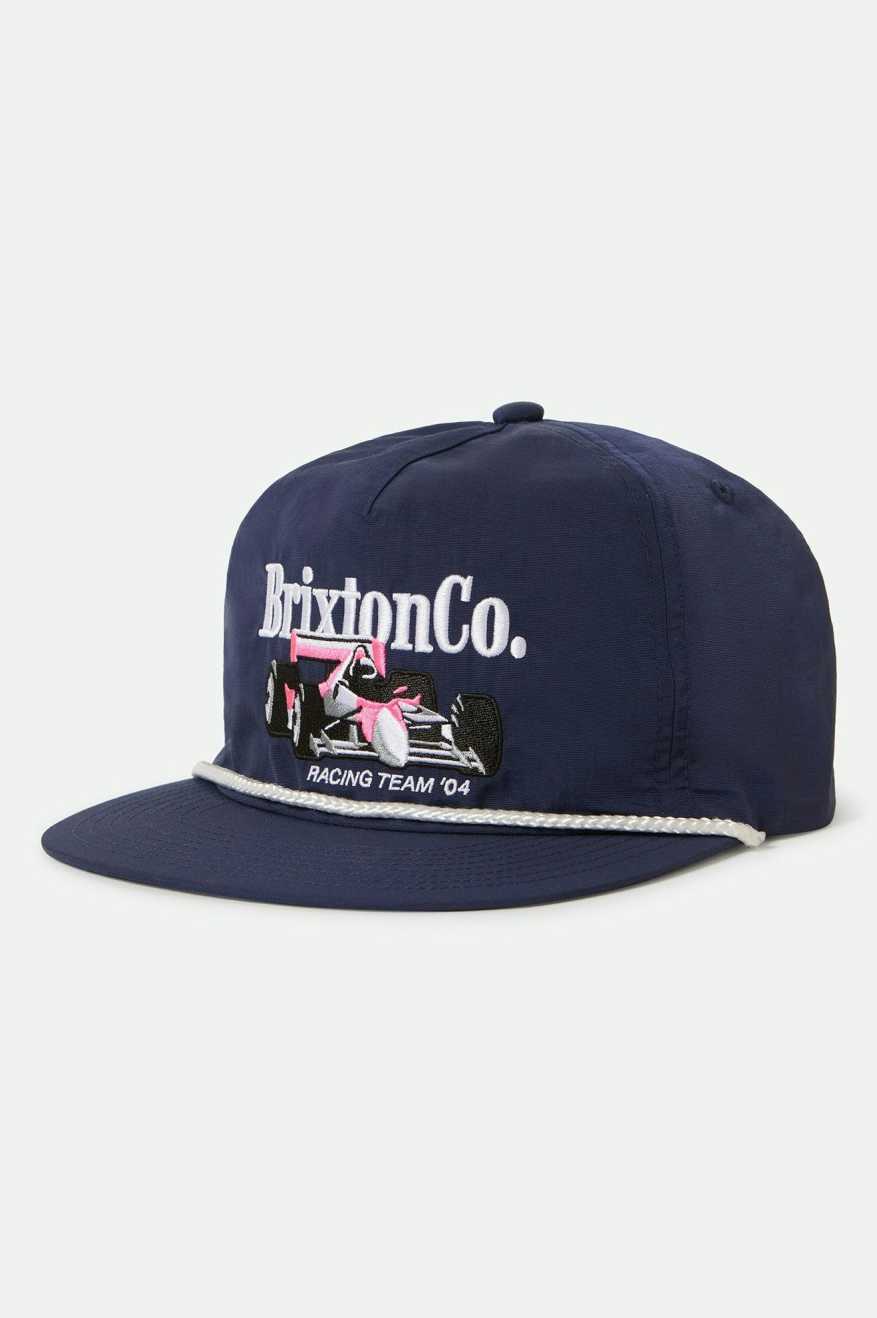 
       Brixton Neon Formula Snapback - Navy
     