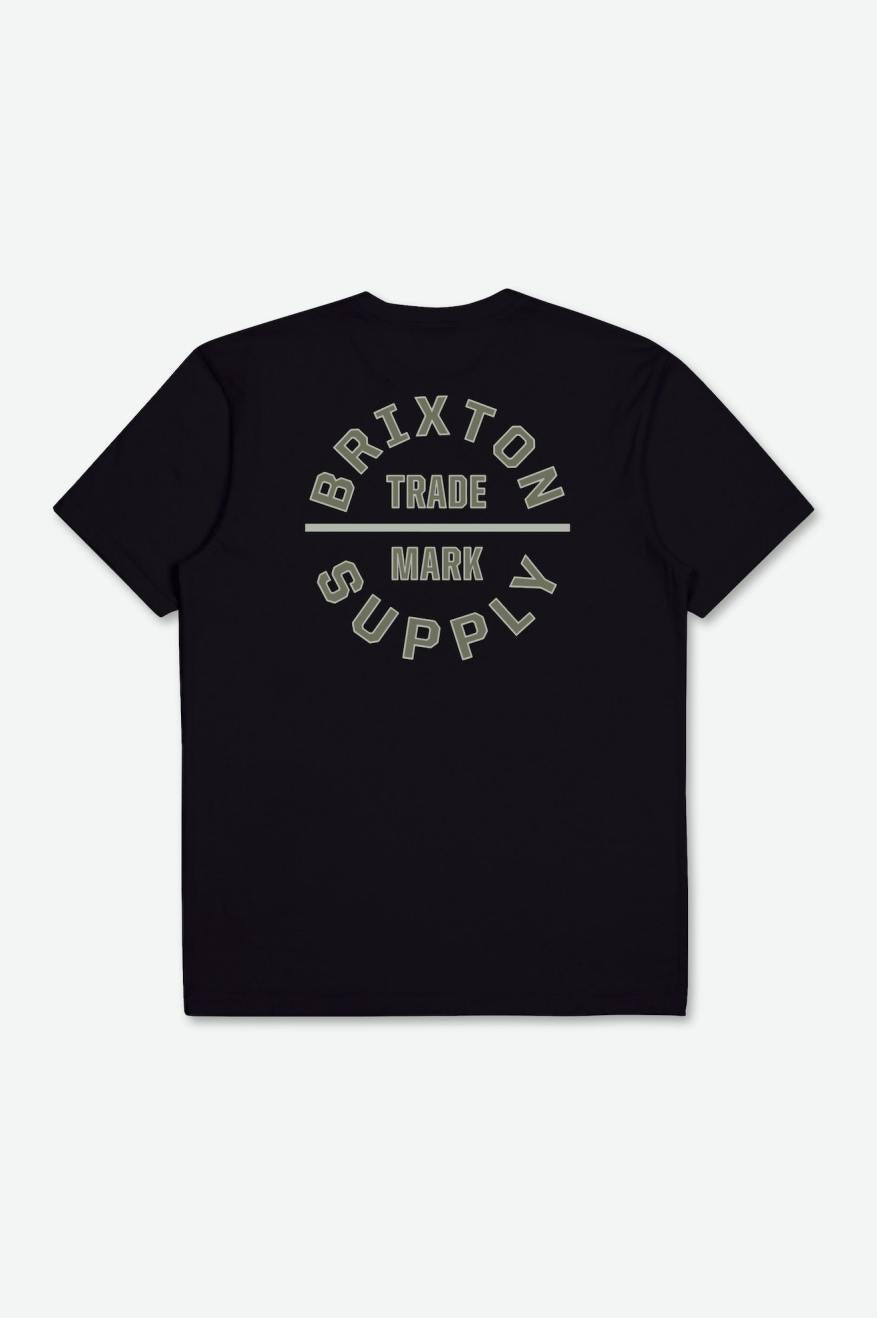 
       Brixton Oath V S/S Standard Tee - Black/Olive Surplus/Mineral Grey
     