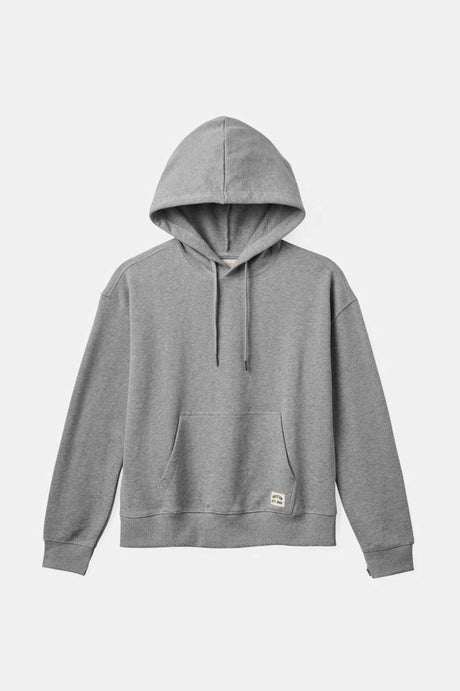 
       Brixton Women&#39;s Cross Loop French Terry Hoodie - Heather Grey | Main
     