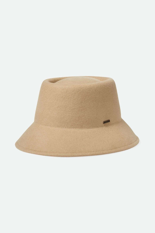 
       Brixton Women&#39;s Elle Felt Bucket Hat - Sand | Main
     