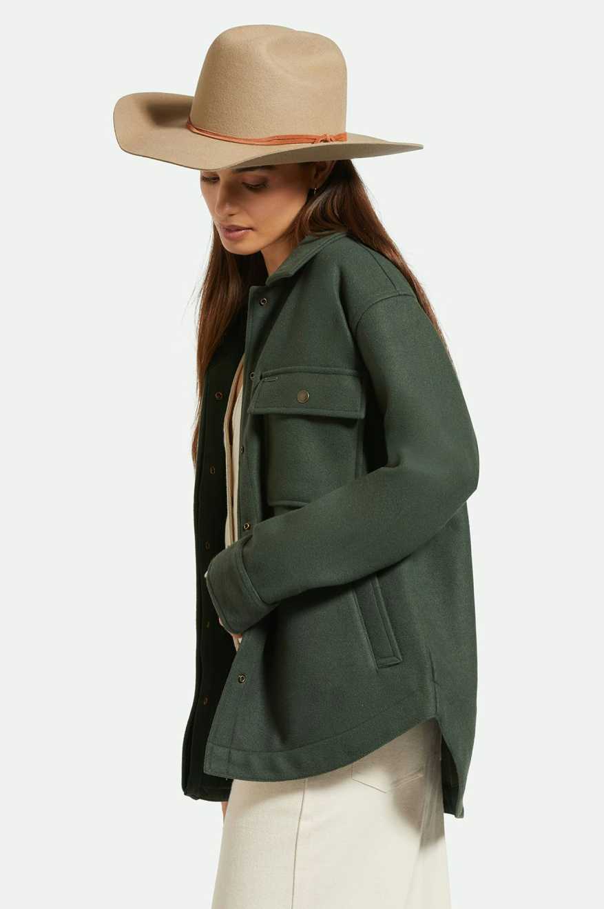 
       Brixton Unisex Laredo Cowboy Hat - Sand | Women&#39;s Side Fit
     