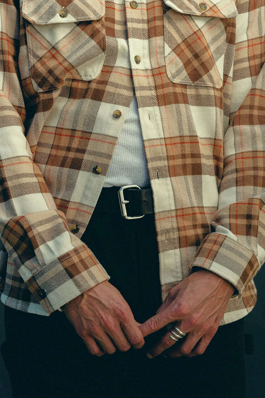 
       Men&#39;s Lifestyle 2 | Bowery L/S Flannel - Whitecap/Pinecone Brown/Burro Brown
     