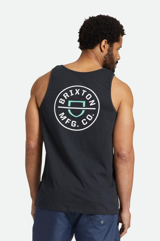 
       Brixton Crest Tank Top - Black/Jade
     