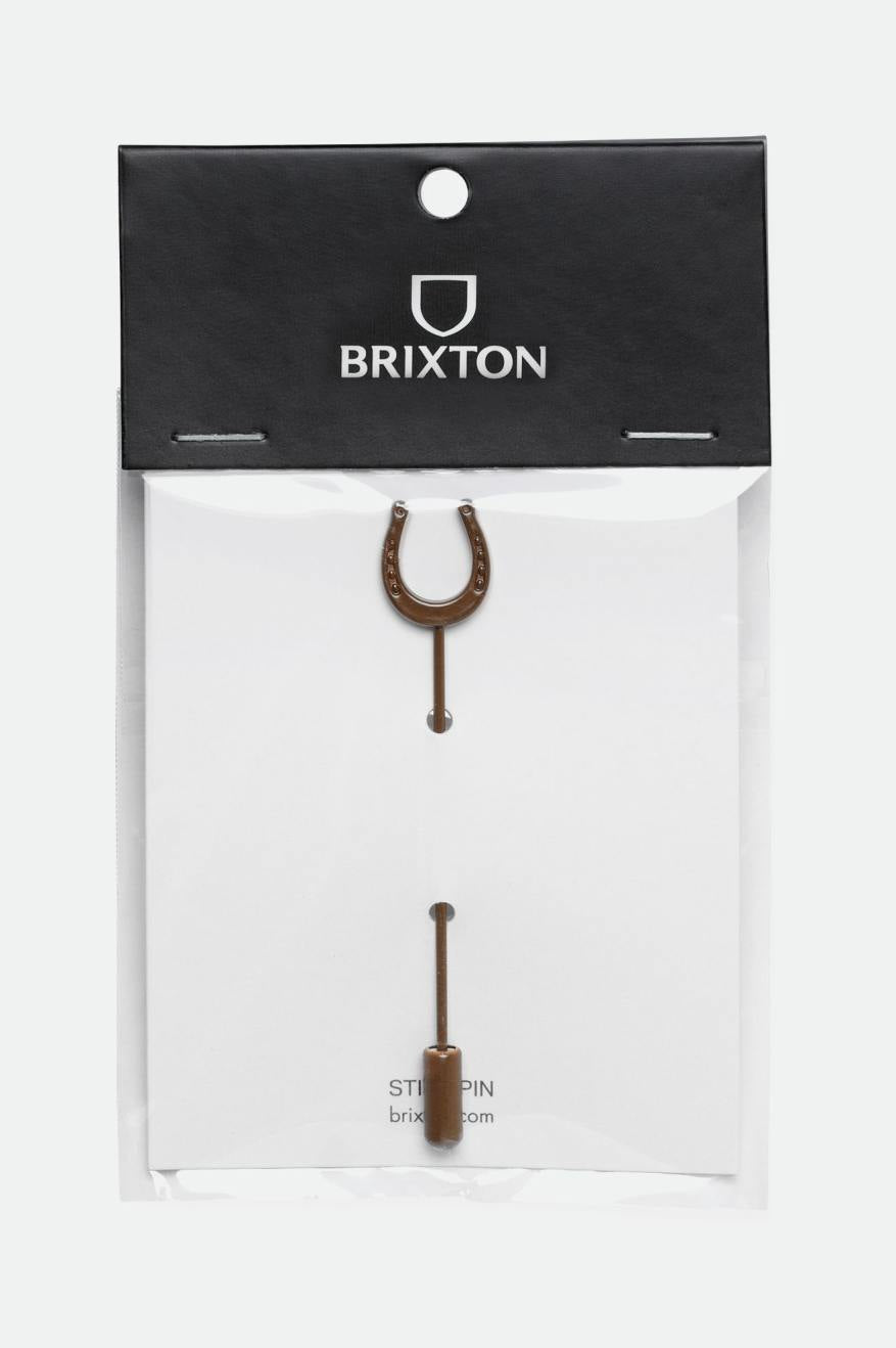 
       Brixton Hat Stick Pin - Brass Horseshoe
     