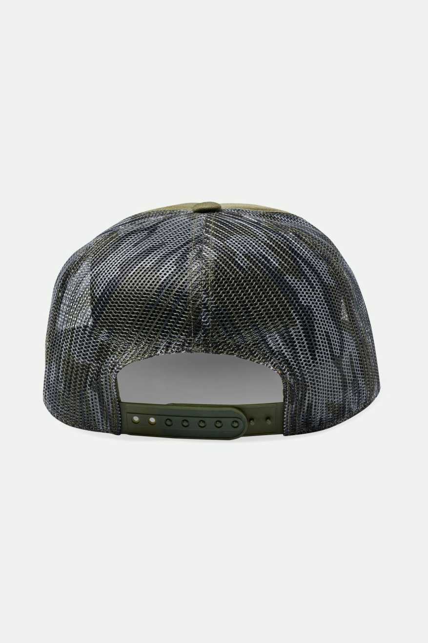 
       Brixton Bass Brains Bait Netplus Trucker Hat - BB Camo
     