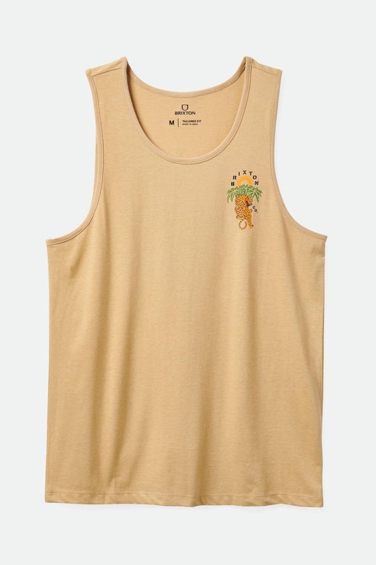 
       Brixton Palm Jaguar Tank Top - Oat Milk
     