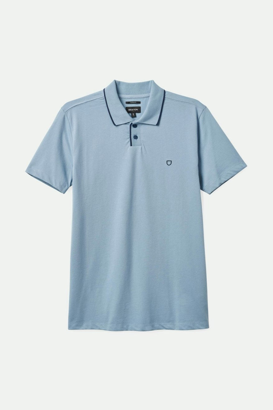 
       Brixton Mod Flex S/S Polo - Dusty Blue/Washed Navy
     