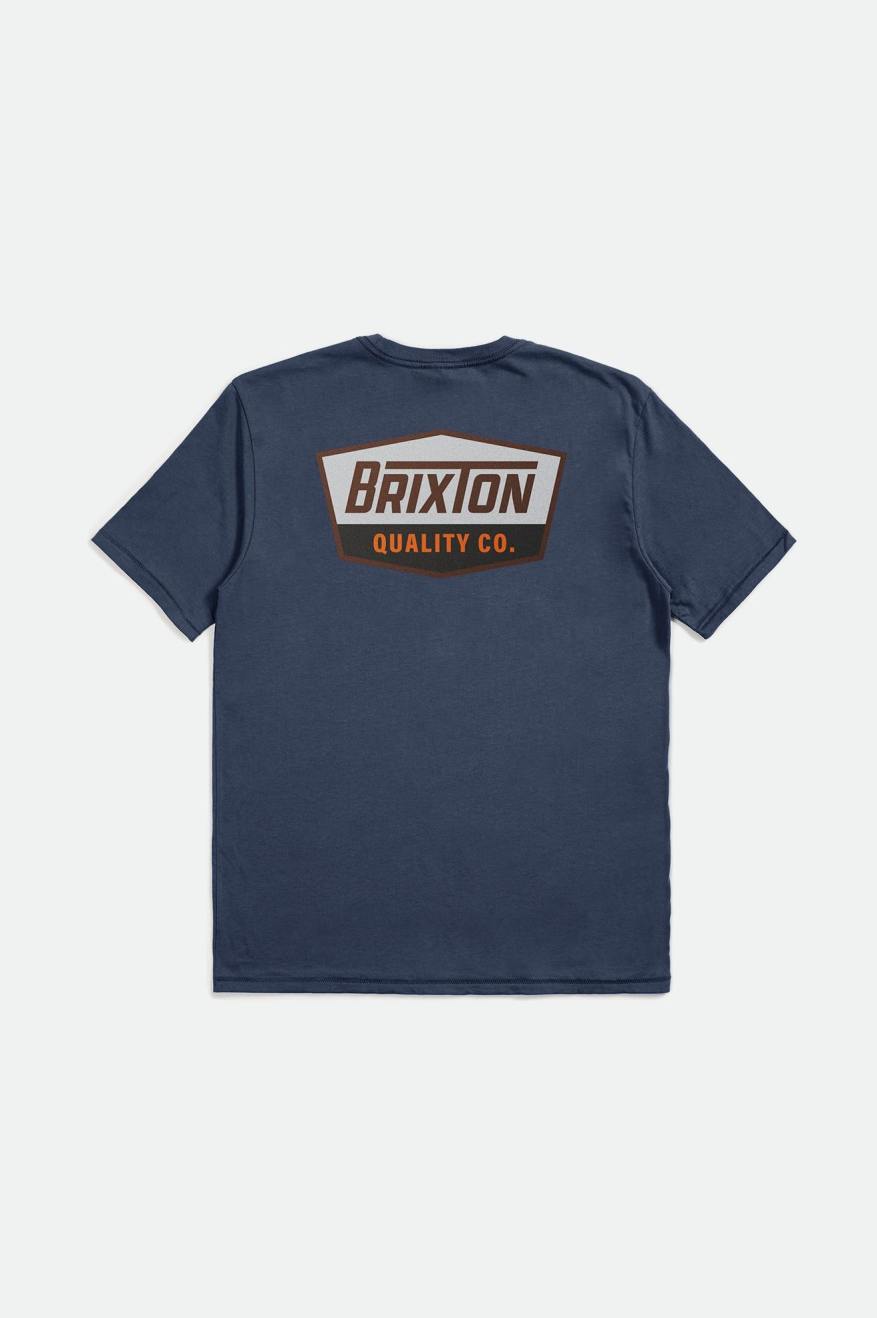 
       Brixton Regal S/S Standard Tee - Washed Navy/Sepia
     