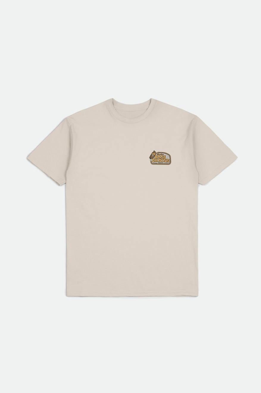 
       Brixton Bass Brains Boat S/S Standard Tee - Cream
     