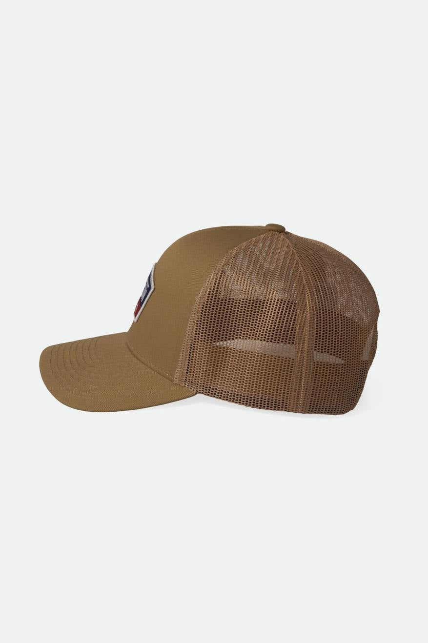 
       Brixton Regal Netplus Trucker Hat - Khaki/Khaki
     