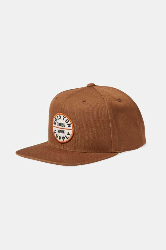 
       Brixton Men&#39;s Oath III Snapback - Pinecone Brown | Main
     