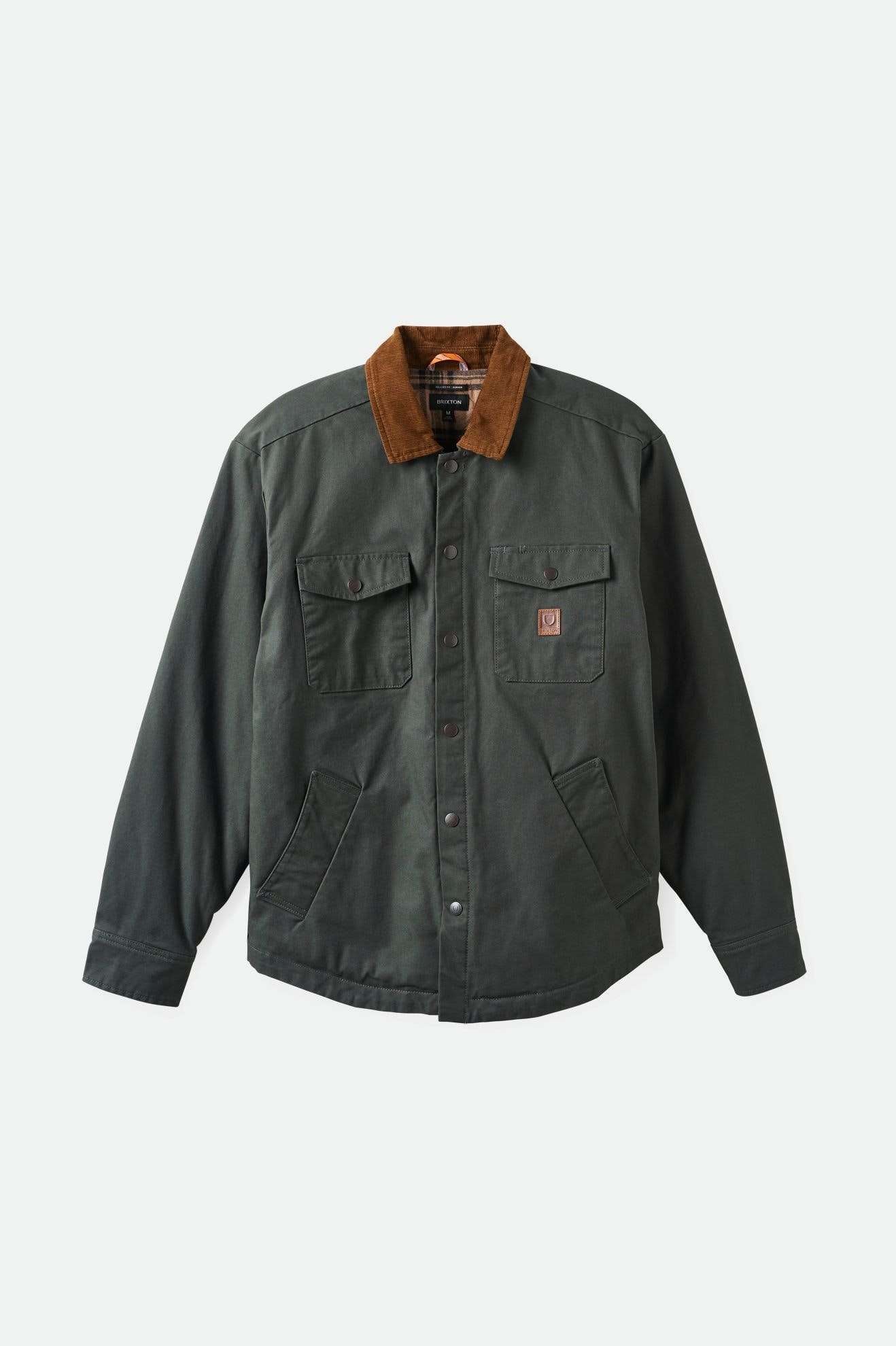 Flannel lined waxed canvas jacket online