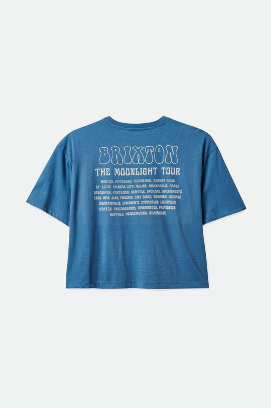 
       Brixton Moonlight Tour S/S Skimmer Tee - Blue Heaven
     