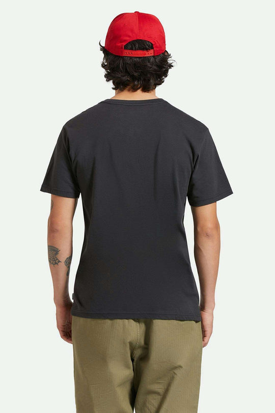 
       Men&#39;s Back Fit Image | Fender Strat S/S Talored T-Shirt - Black
     