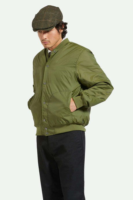 
       Men&#39;s Front Fit | Dillinger Flight Bomber Jacket - Cypress Green
     