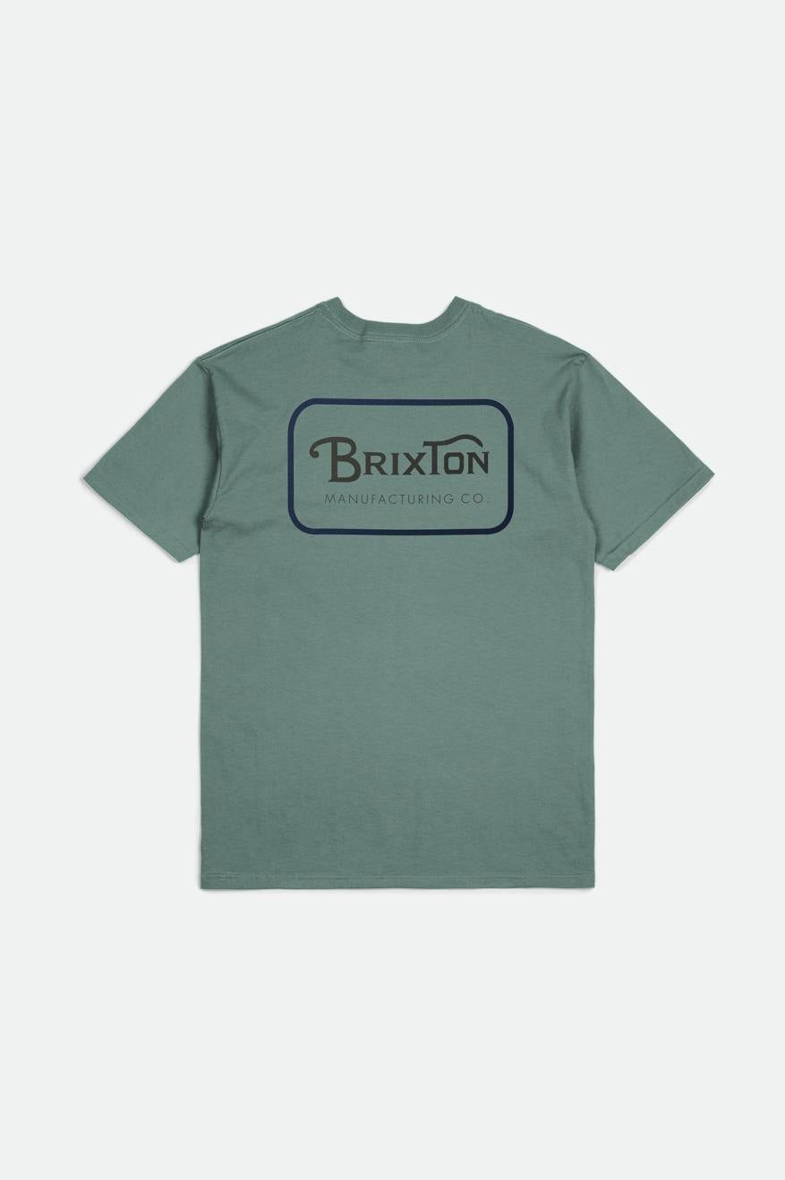 
       Brixton Grade S/S Standard Tee - Chinois Green/Washed Navy/Washed Black
     