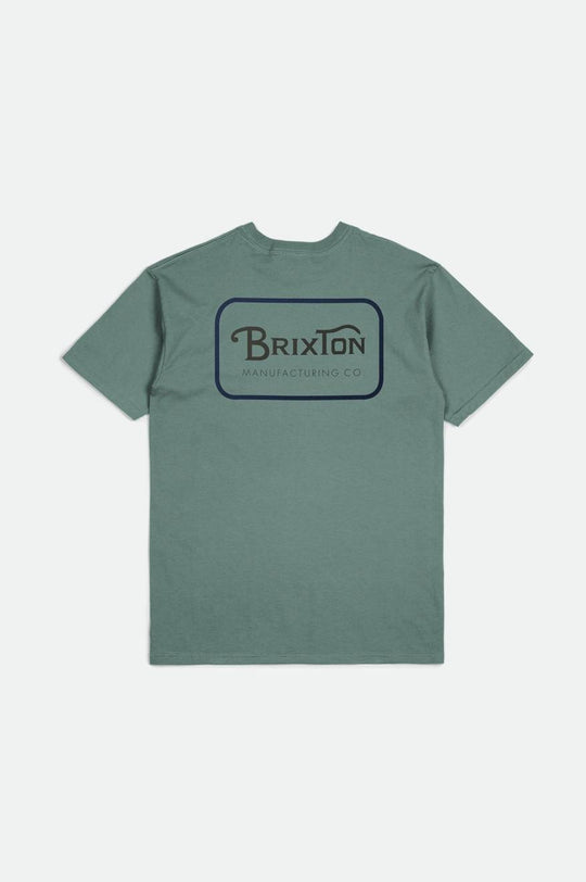 
       Brixton Grade S/S Standard Tee - Chinois Green/Washed Navy/Washed Black
     