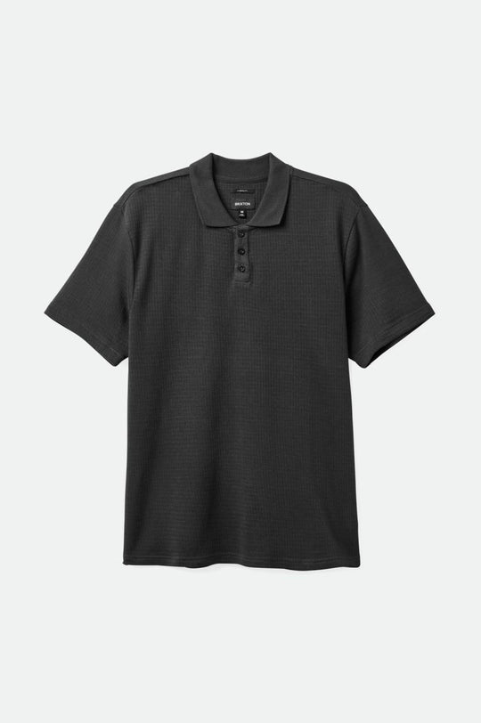 
       Brixton Waffle S/S Polo - Washed Black
     