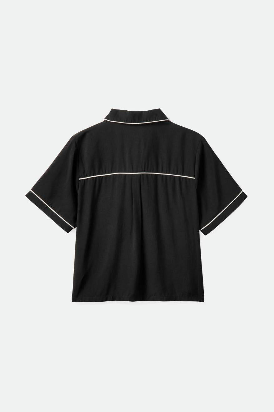 
       Brixton Hyde Satin S/S Woven Shirt - Black
     