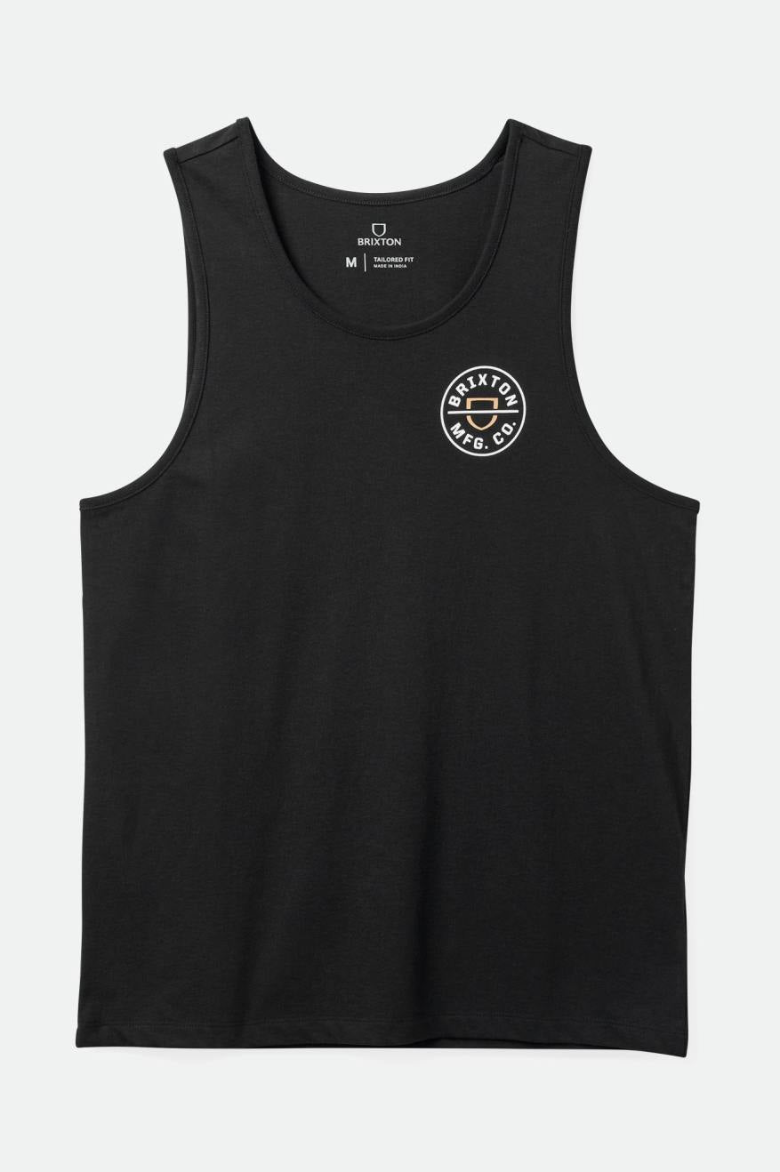 
       Brixton Crest Tank Top - Black/Apricot Crush/White
     