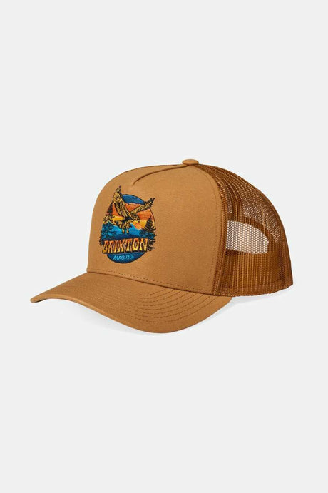 Brixton Men's Ridgewood Netplus Trucker Hat - Copper/Copper | Main