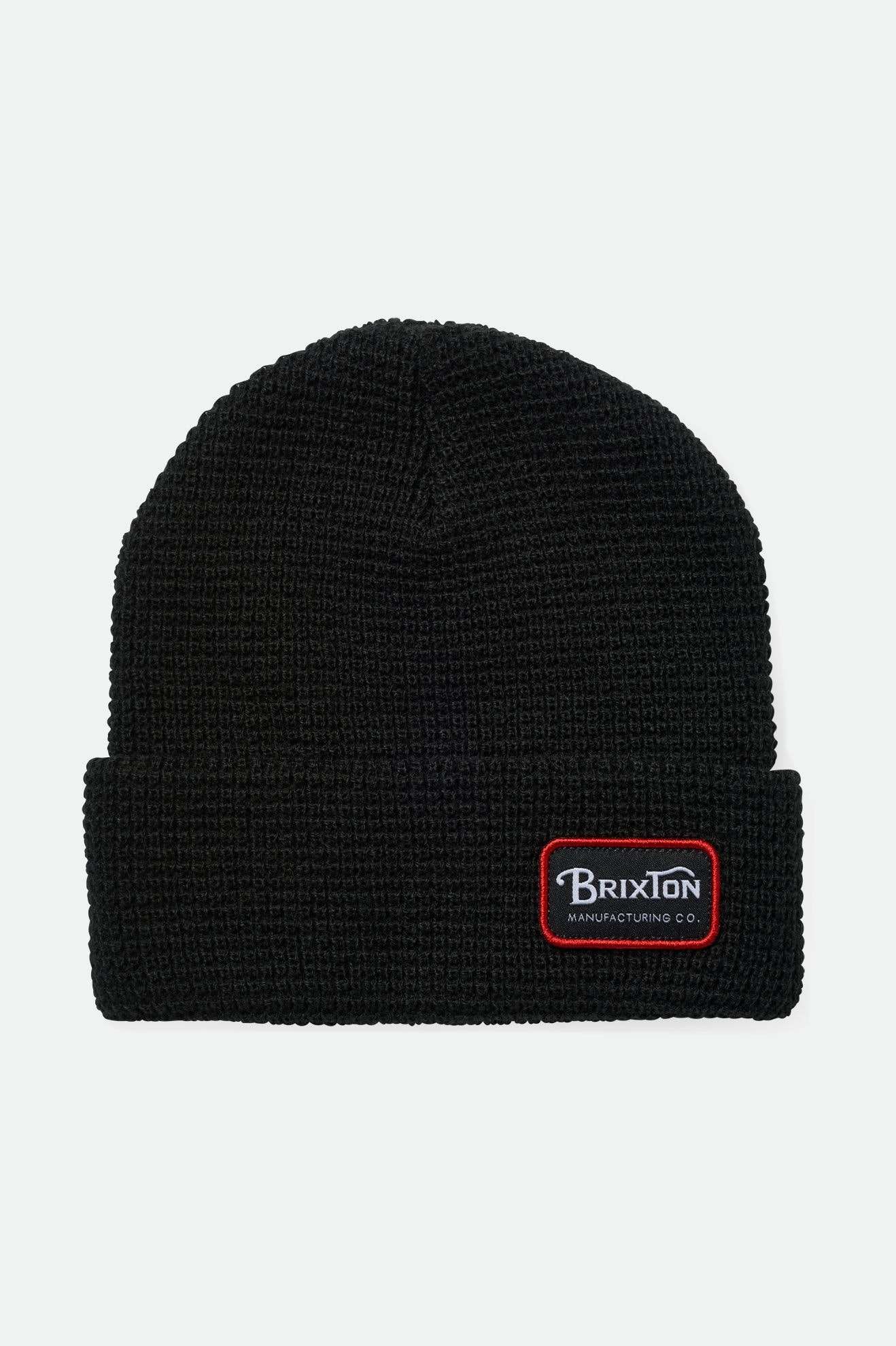 
       Brixton Unisex Grade Waffle Knit Beanie - Black | Main
     