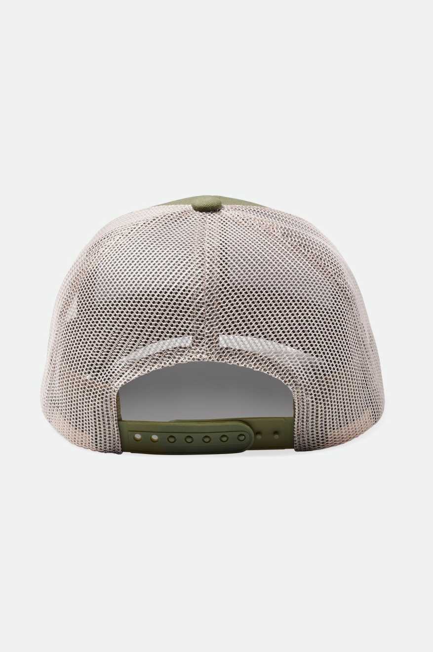 
       Brixton Regal Netplus Trucker Hat - Olive Surplus/Sand
     