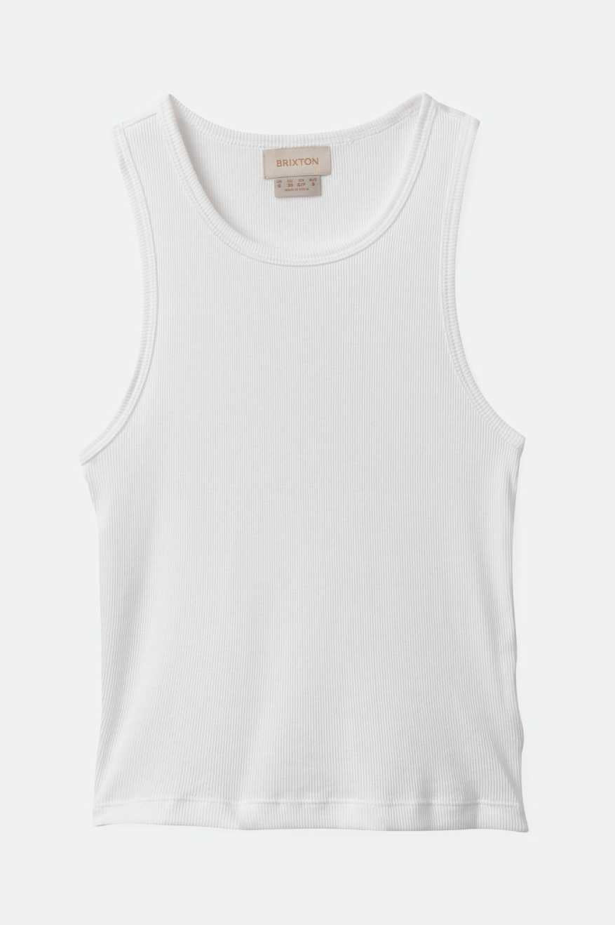 
       Brixton Women&#39;s Classic Organic A-Tank - White | Main
     