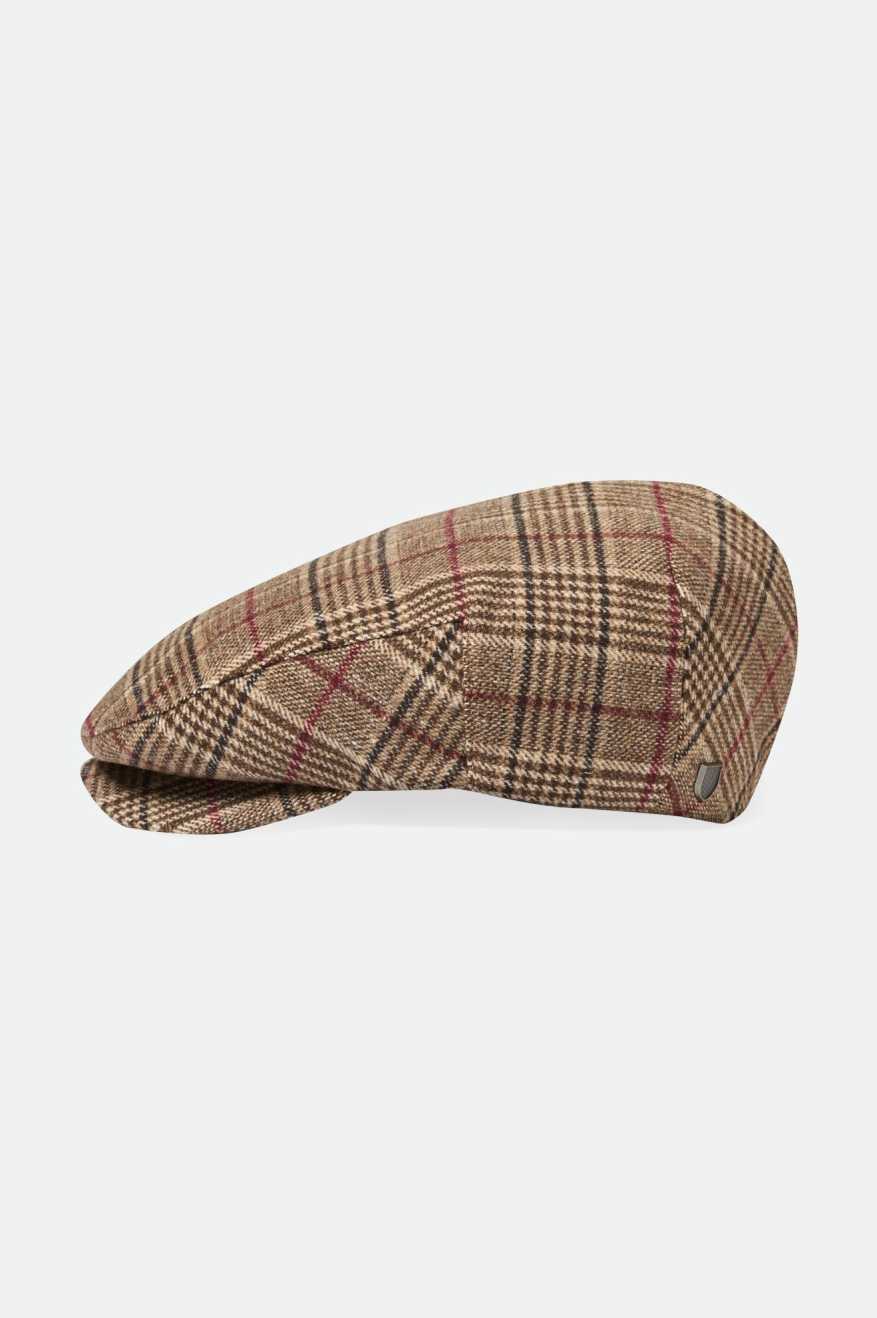 
       Brixton 20th Anniversary Hooligan Flat Cap - Brown Plaid
     